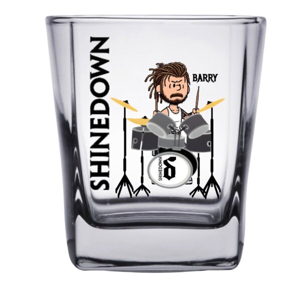 Rock Band SHINEDOWN/PEANUTS MASHUP Shot Glass Set of 5, w/ Matching Gift Boxes - Picture 5 of 7